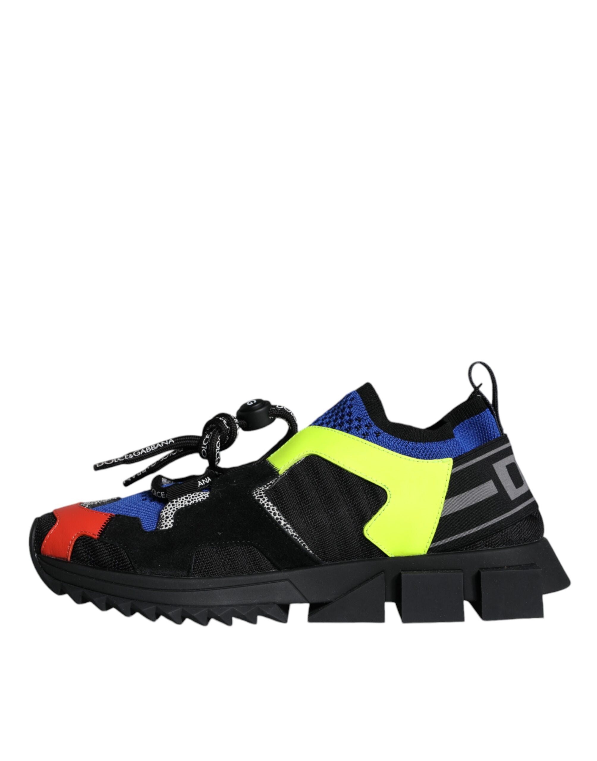 Dolce & Gabbana Multicolor Mesh Sorrento Trekking Sneakers Shoes - Zeiniez