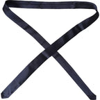 Dolce & Gabbana Dark Blue Silk Skinny Adjustable Tie - Zeiniez