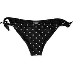 Dolce & Gabbana Black Polka Dot Swimwear Beachwear Bottom Bikini - Zeiniez