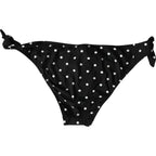Dolce & Gabbana Black Polka Dot Swimwear Beachwear Bottom Bikini - Zeiniez