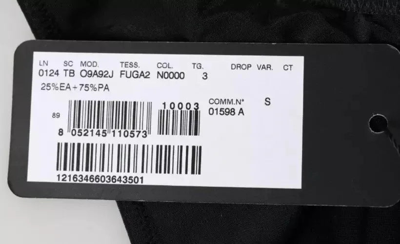 Dolce & Gabbana Black Nylon Swimwear Beachwear Bottom Bikini - Zeiniez