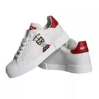 Dolce & Gabbana White Patch Calfskin Nappa Portofino Sneakers Shoes - Zeiniez