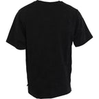 Dolce & Gabbana Black Graphic Print Cotton Crew Neck T-shirt - Zeiniez