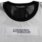 Dolce & Gabbana Black White Camouflage Round Neck T-shirt - Zeiniez
