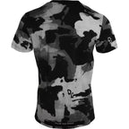 Dolce & Gabbana Black White Camouflage Round Neck T-shirt - Zeiniez