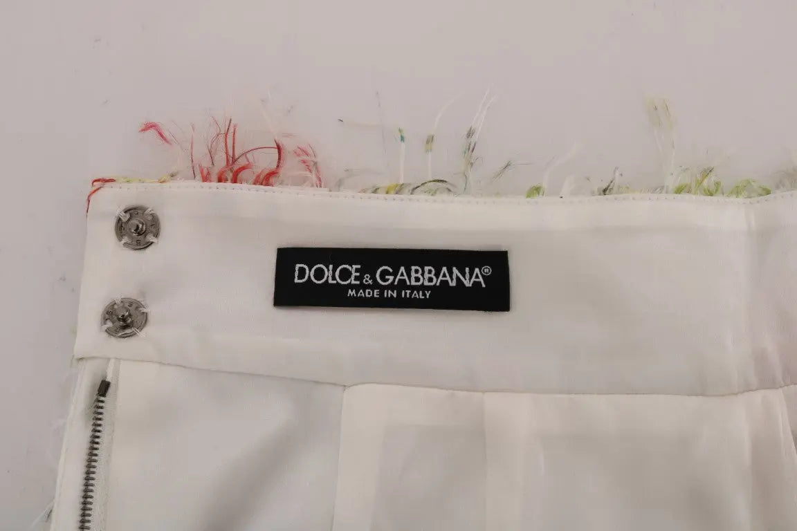 Dolce & Gabbana Floral Patterned Pencil Straight Skirt - Zeiniez
