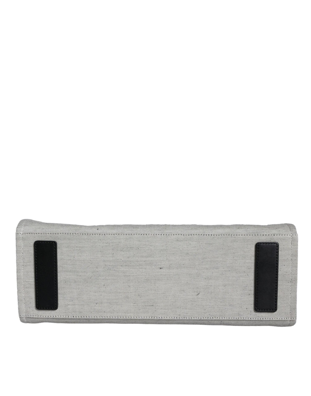 Versace White Top Handle Canvas Leather Logo Crossbody Tote Bag - Zeiniez