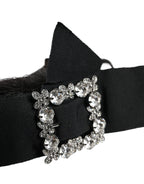 Dolce & Gabbana Black Hair Parrucchiera Crystal Headband Diadem - Zeiniez