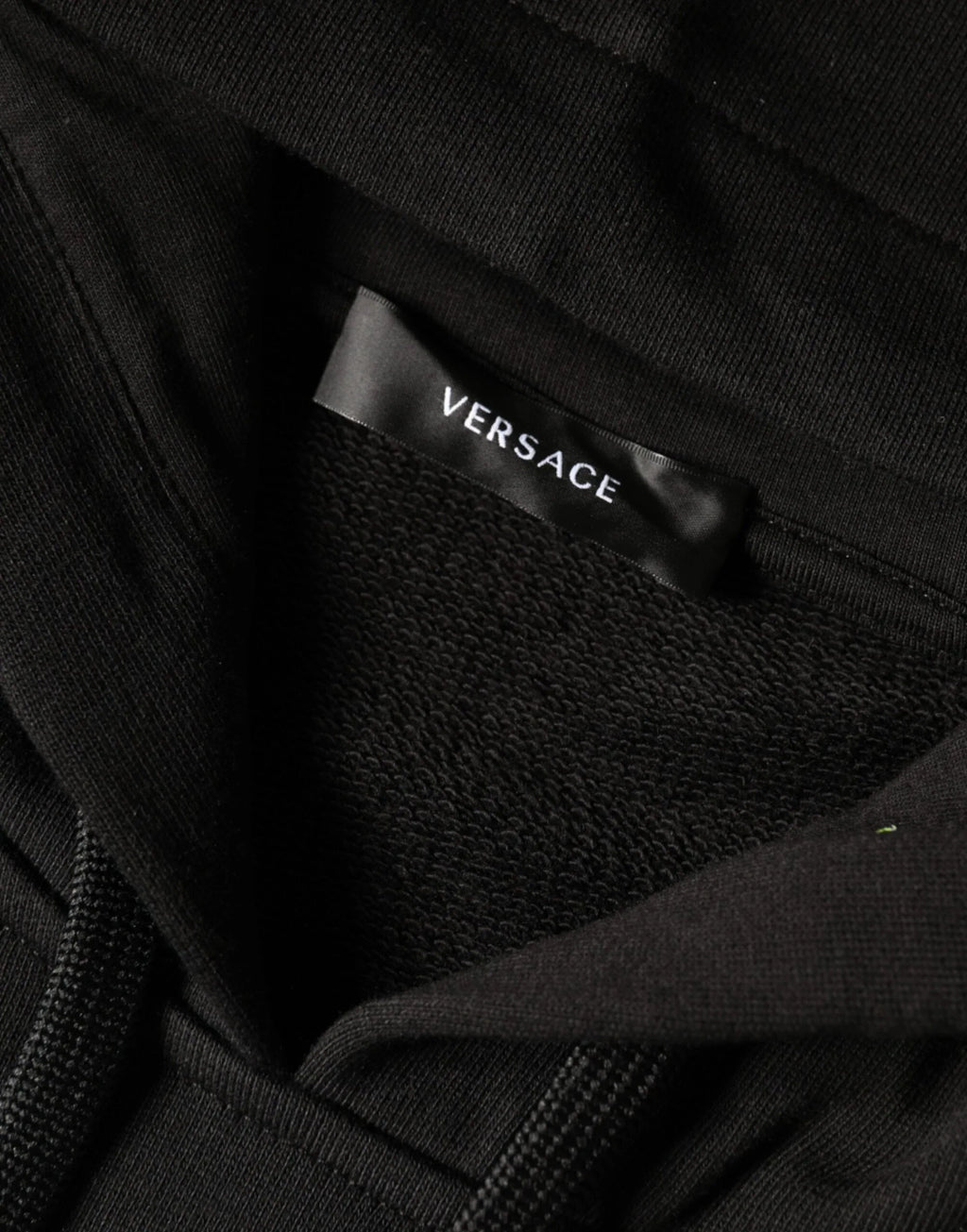 Versace Black Medusa Print Cotton HoodiePullover Sweatshirt Sweater - Zeiniez
