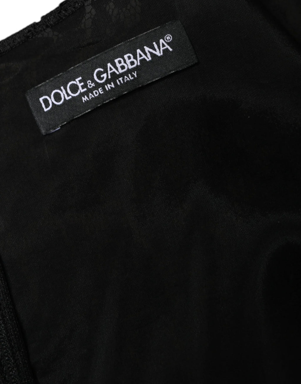 Dolce & Gabbana Black Floral Lace Sheath Sleeveless Mini Dress - Zeiniez