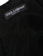 Dolce & Gabbana Black Floral Lace Sheath Sleeveless Mini Dress - Zeiniez