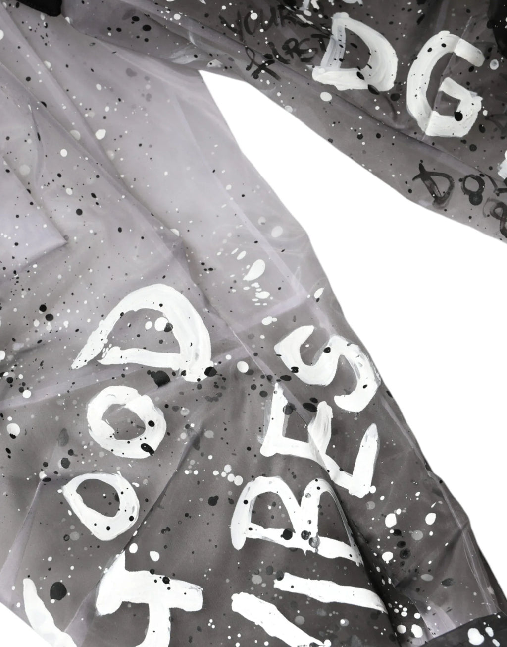 Dolce & Gabbana White See Through Logo Cropped Cargo Pants - Zeiniez