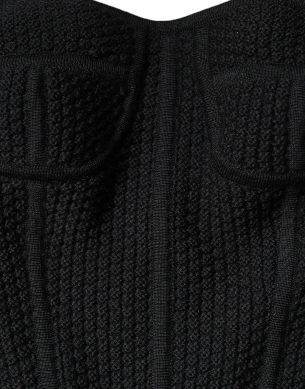 Dolce & Gabbana Black Bustier Sleeveless Corset Blouse Top - Zeiniez