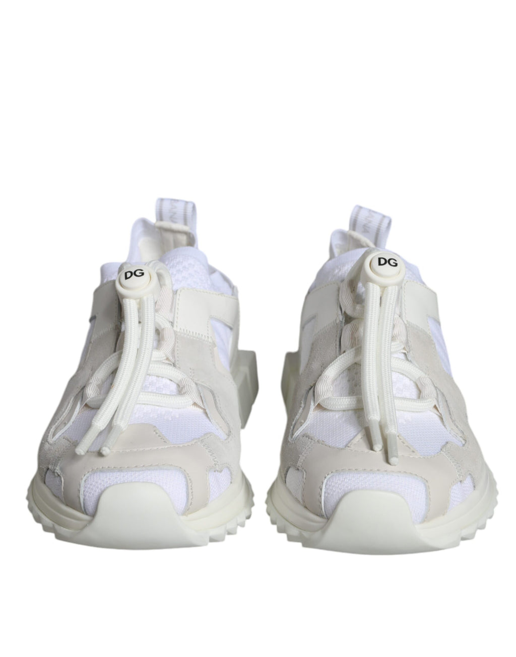 Dolce & Gabbana White Mesh Sorrento Trekking Sneakers Shoes - Zeiniez