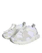 Dolce & Gabbana White Mesh Sorrento Trekking Sneakers Shoes - Zeiniez