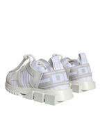 Dolce & Gabbana White Mesh Sorrento Trekking Sneakers Shoes - Zeiniez