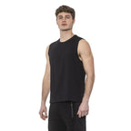 Tond Black Cotton Men Tank Top - Zeiniez