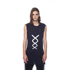 Nicolo Tonetto Black Cotton Men Tank Top - Zeiniez