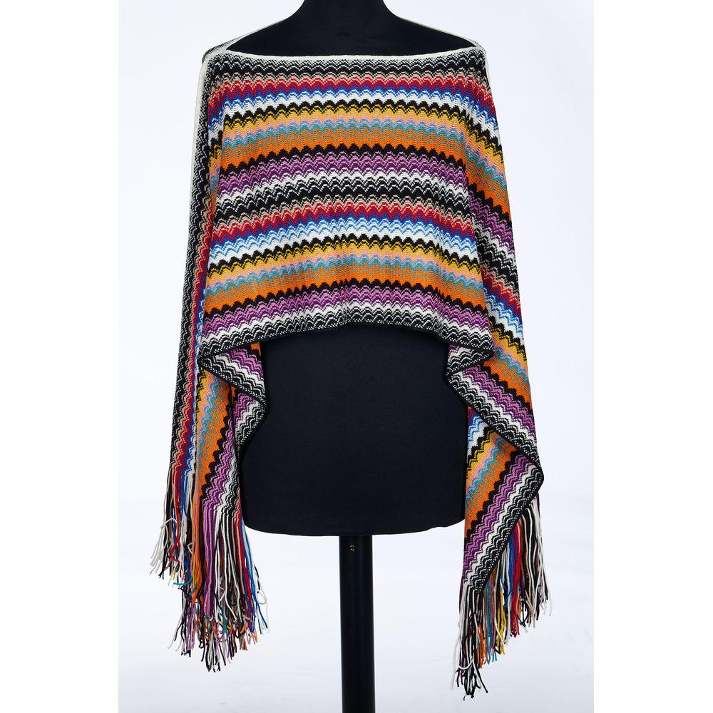 Missoni Multicolor Wool Women Poncho - Zeiniez