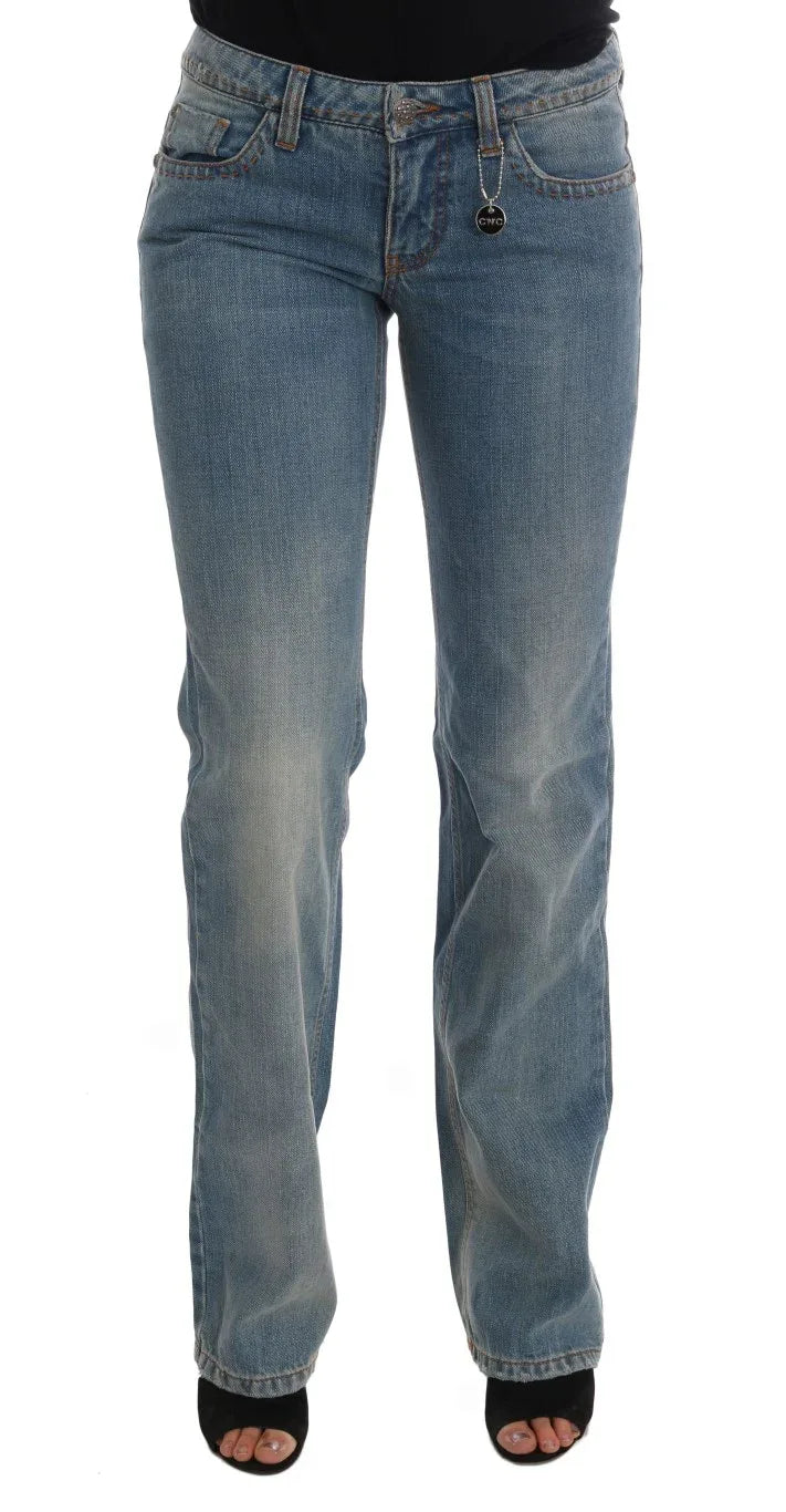 Costume National Blue Wash Cotton Classic Jeans - Zeiniez