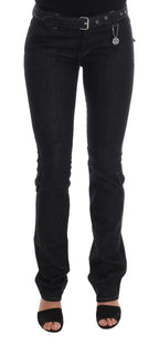 Costume National Blue Cotton Stretch Slim Fit Jeans - Zeiniez