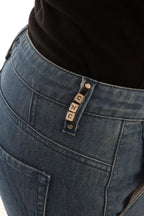 Costume National Blue Wash Cotton Slim Denim Jeans - Zeiniez