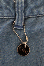 Costume National Blue Wash Cotton Slim Denim Jeans - Zeiniez