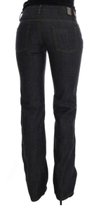 Costume National Dark Blue Cotton Classic Fit Jeans - Zeiniez