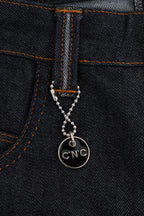 Costume National Blue Cotton Stretch Slim Fit Jeans - Zeiniez