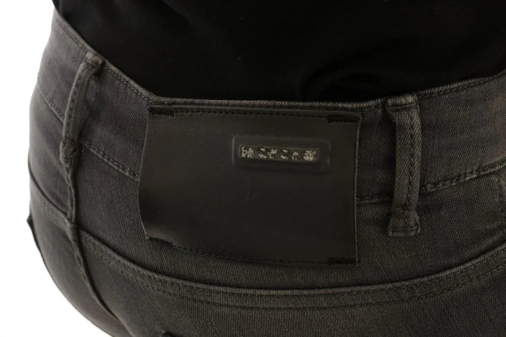 Acht Gray Cotton Slim Fit Denim Jeans - Zeiniez