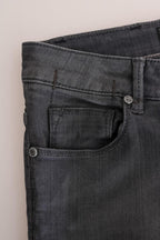 Acht Gray Cotton Slim Fit Denim Jeans - Zeiniez