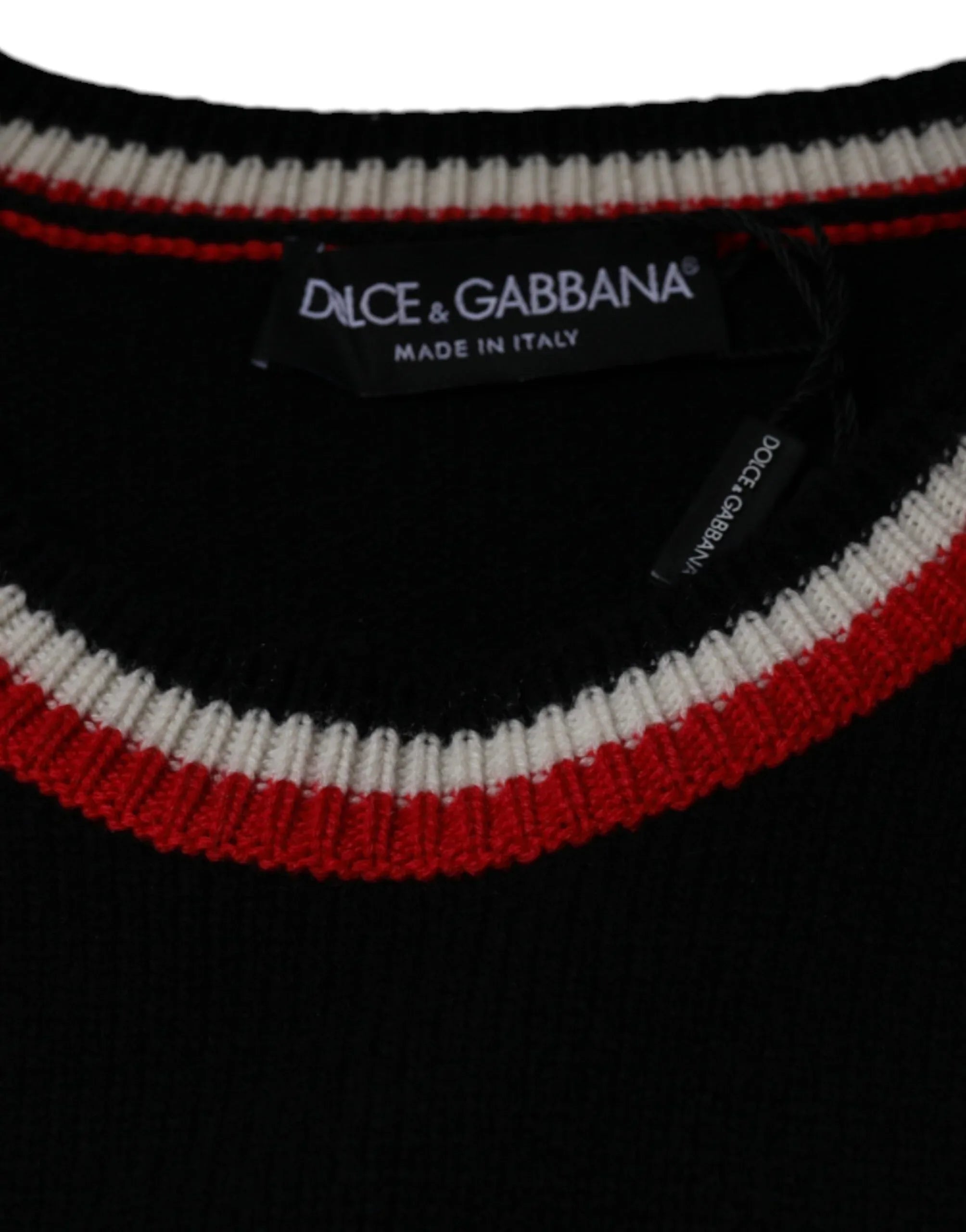 Dolce & Gabbana Black Cashmere Pig of the Year Pullover Sweater - Zeiniez