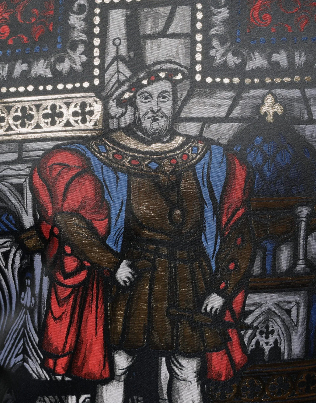 Dolce & Gabbana Multicolor Jacquard Crew Neck Sweatshirt Sweater - Zeiniez