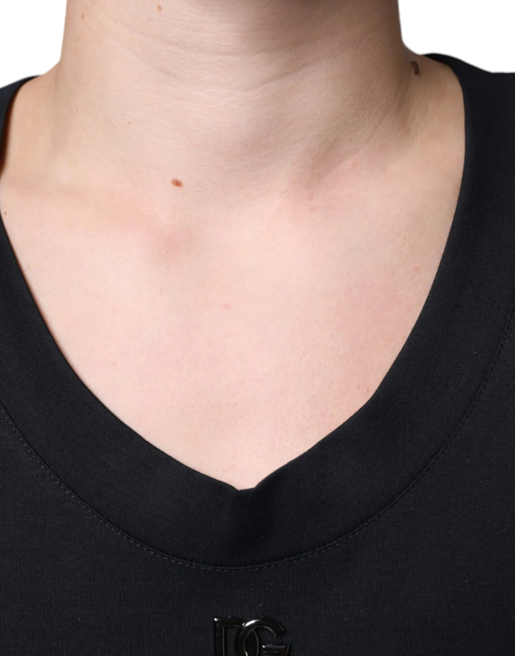 Dolce & Gabbana Black Cotton Born To Be Free Sleeveless T-shirt - Zeiniez