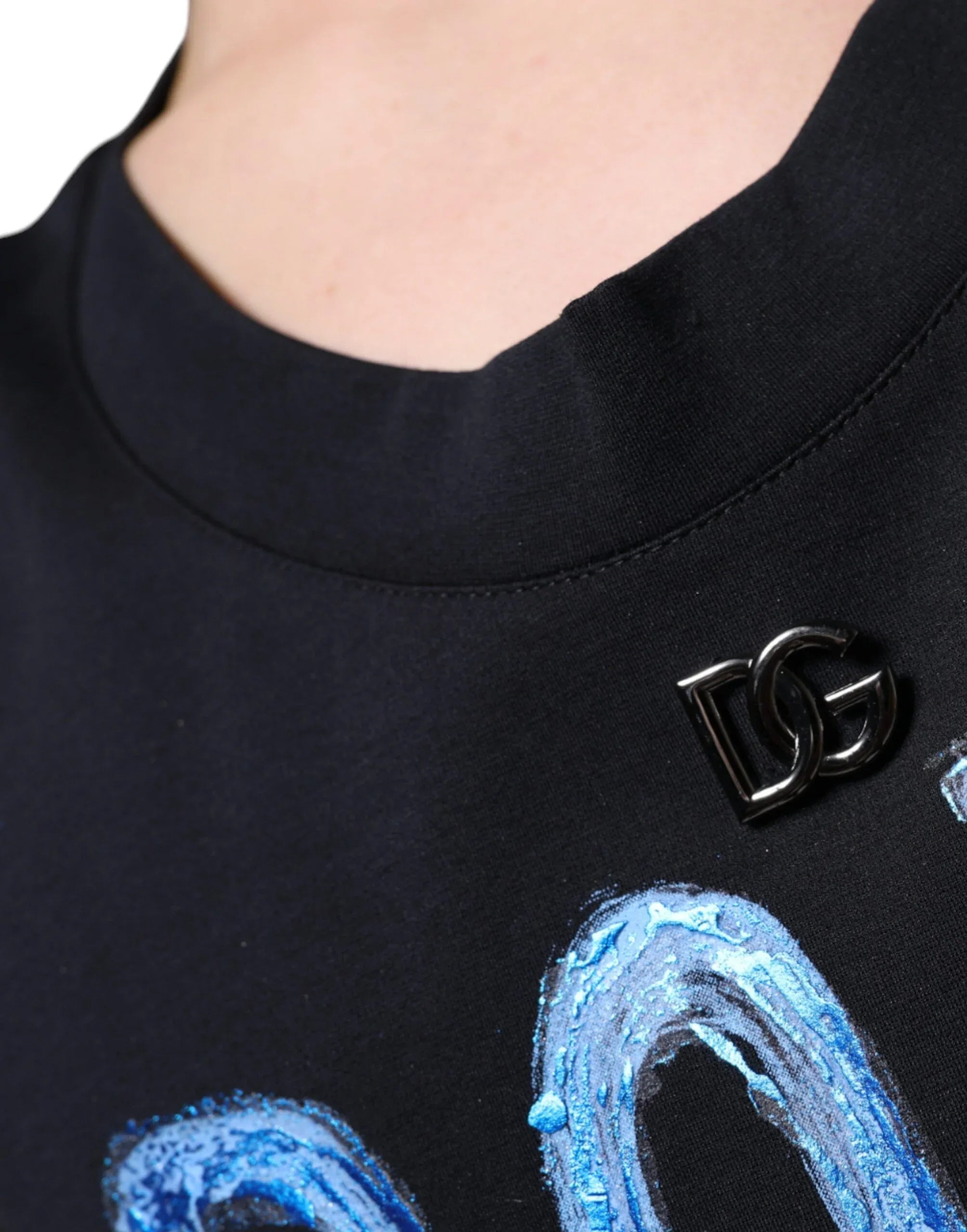 Dolce & Gabbana Black Cotton Born To Be Free Sleeveless T-shirt - Zeiniez