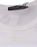 Dolce & Gabbana White Cotton Pocket Short Sleeves T-shirt - Zeiniez