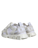 Dolce & Gabbana White Mesh Sorrento Trekking Sneakers Shoes - Zeiniez