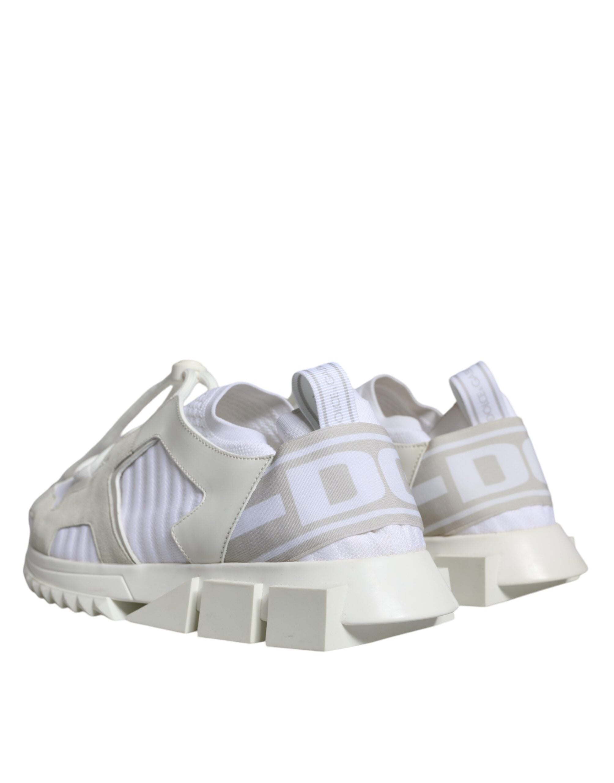 Dolce & Gabbana White Mesh Sorrento Trekking Sneakers Shoes - Zeiniez