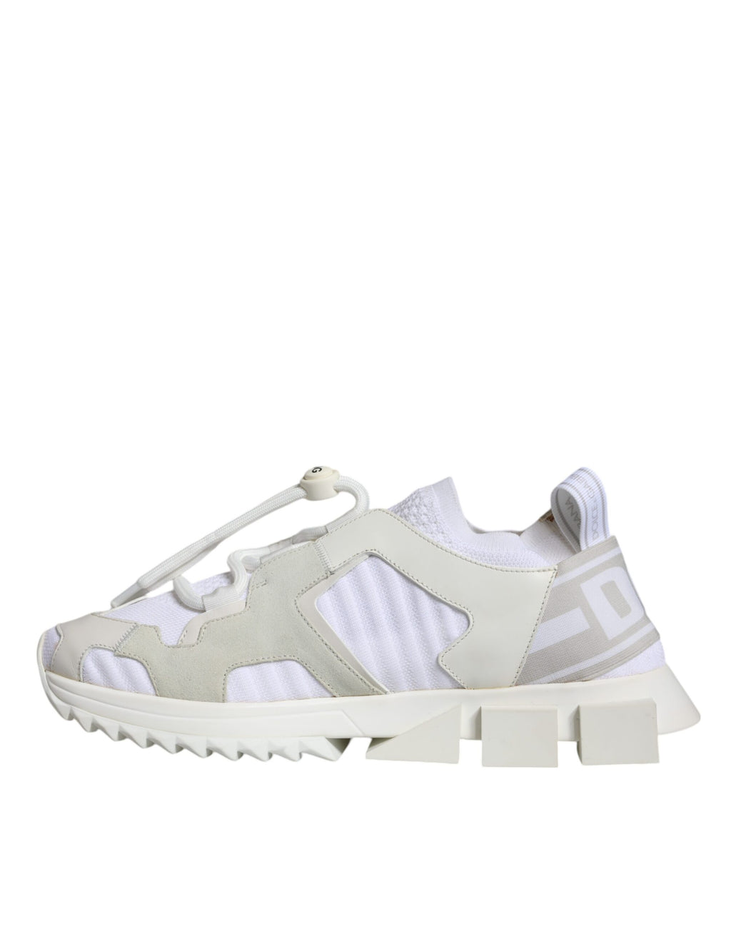 Dolce & Gabbana White Mesh Sorrento Trekking Sneakers Shoes - Zeiniez