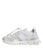 Dolce & Gabbana White Mesh Sorrento Trekking Sneakers Shoes - Zeiniez