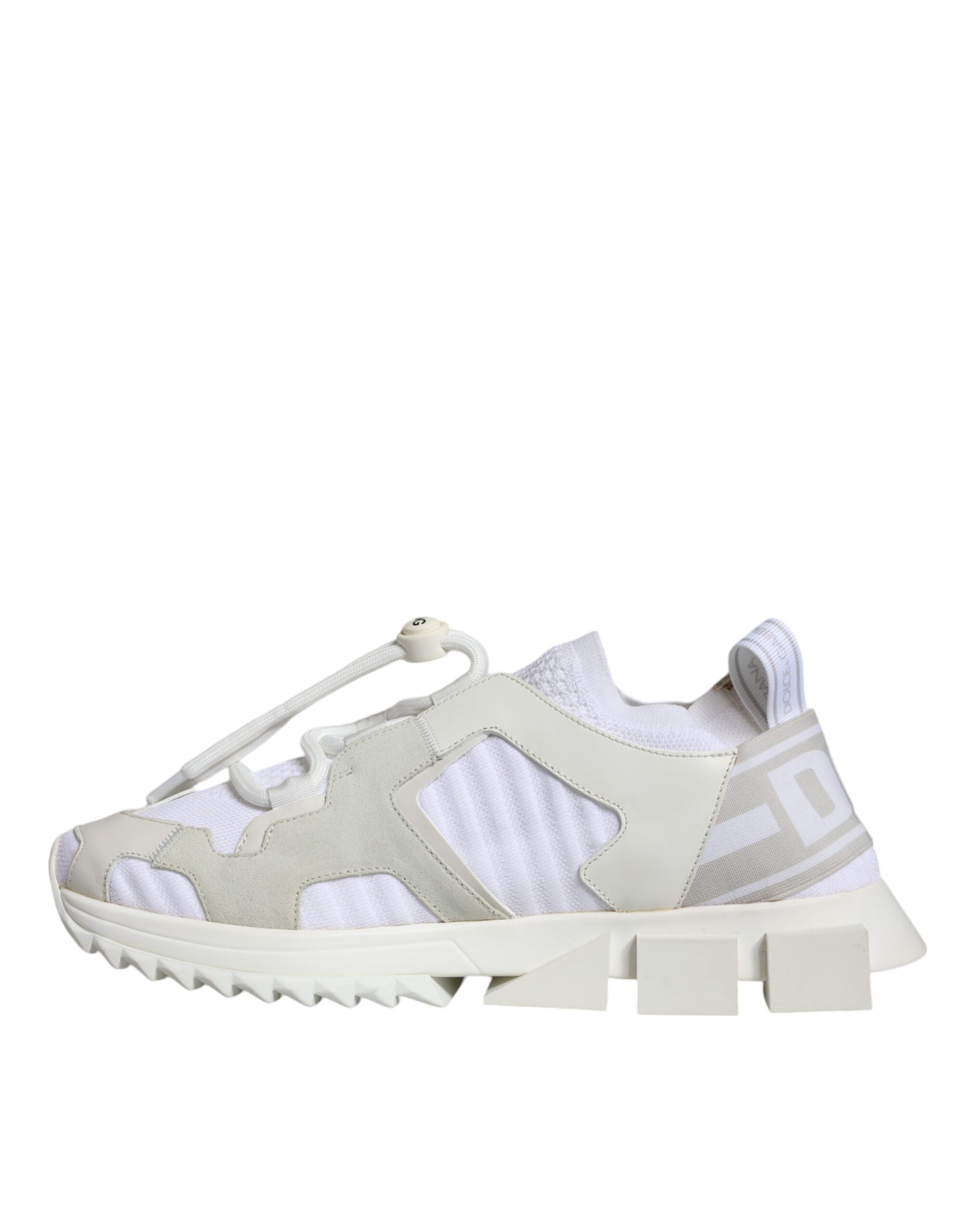 Dolce & Gabbana White Mesh Sorrento Trekking Sneakers Shoes - Zeiniez