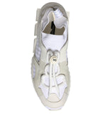 Dolce & Gabbana White Mesh Sorrento Trekking Sneakers Shoes - Zeiniez