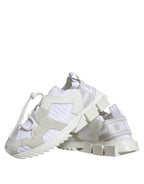 Dolce & Gabbana White Mesh Sorrento Trekking Sneakers Shoes - Zeiniez