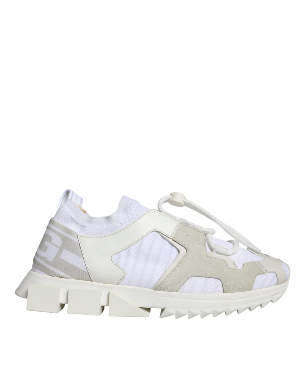 Dolce & Gabbana White Mesh Sorrento Trekking Sneakers Shoes - Zeiniez