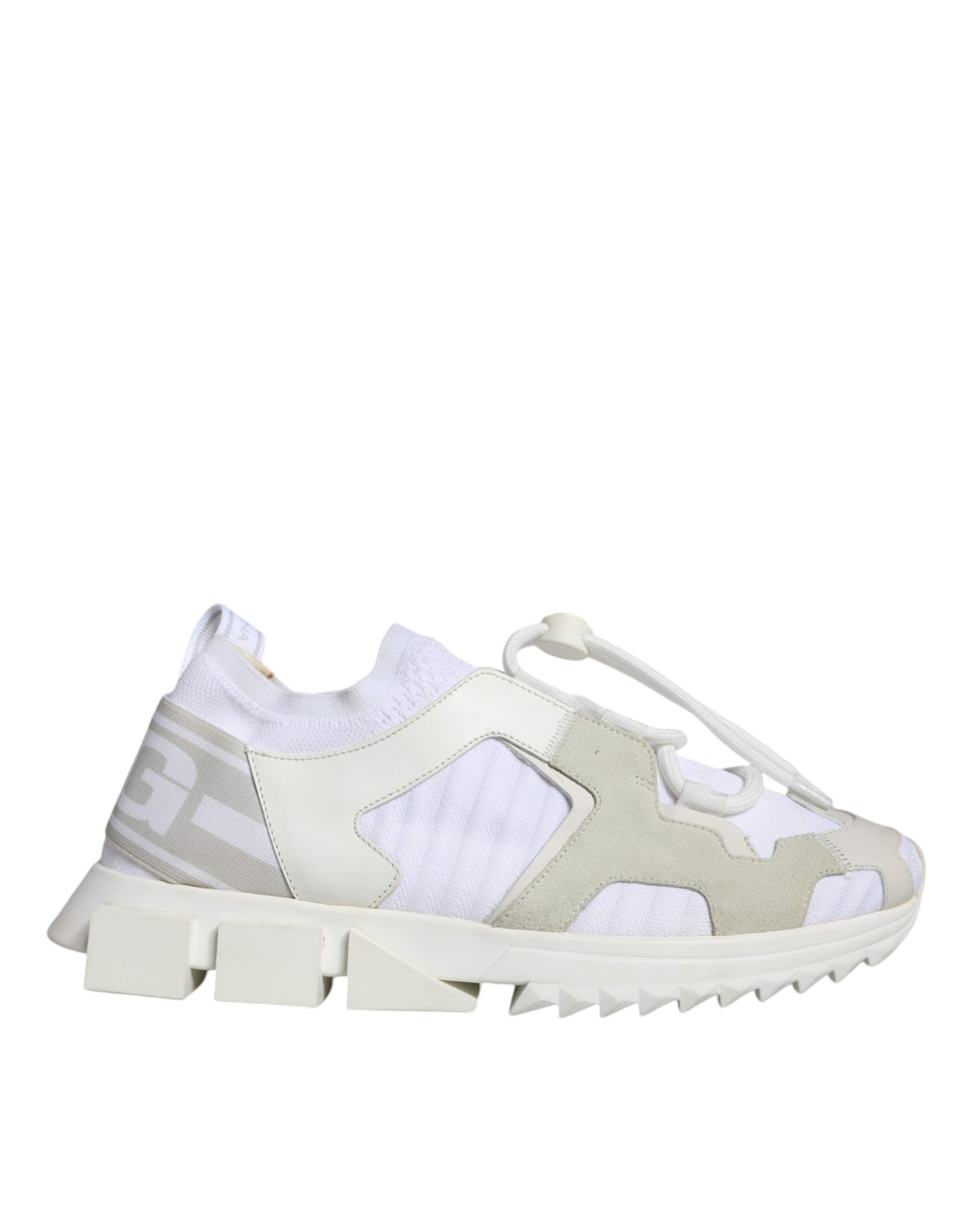 Dolce & Gabbana White Mesh Sorrento Trekking Sneakers Shoes - Zeiniez