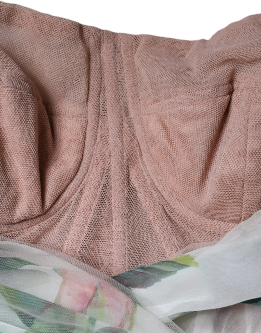 Dolce & Gabbana White Silk Floral Print A-line Midi Dress - Zeiniez