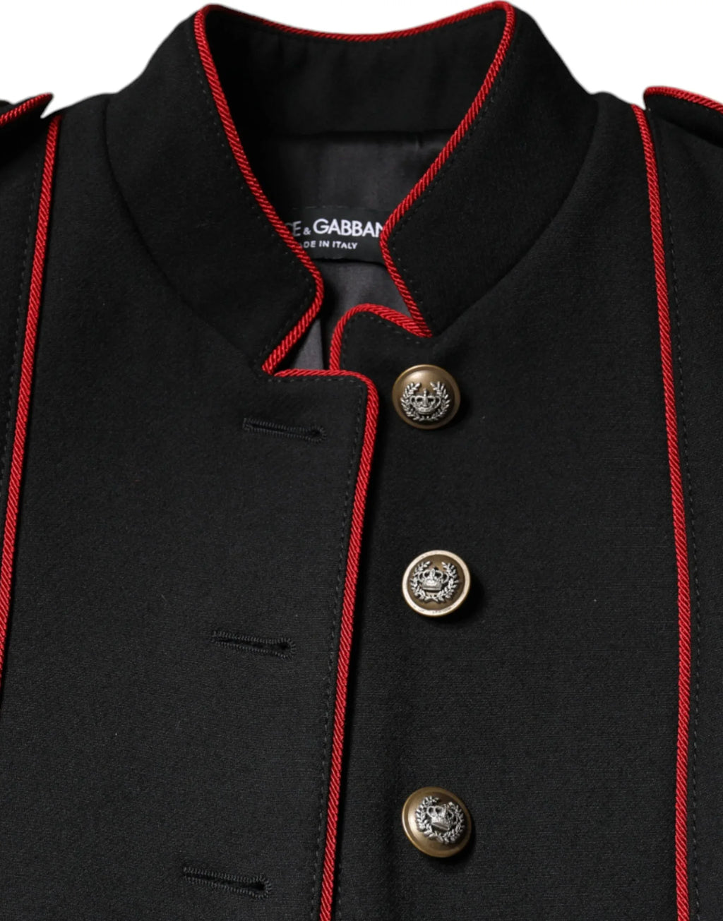 Dolce & Gabbana Black Single Breasted Trench Coat Jacket - Zeiniez