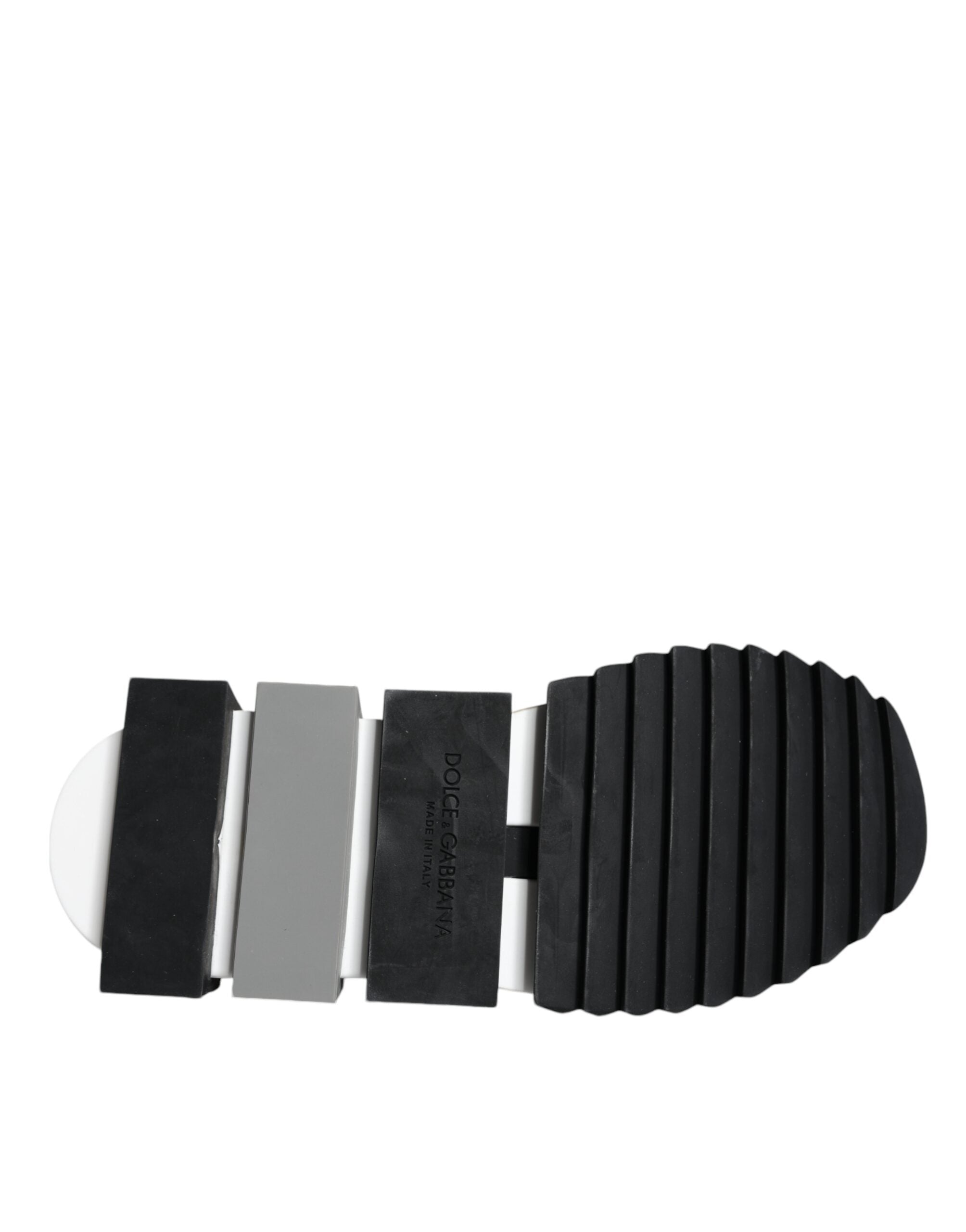 Dolce & Gabbana Black White Sorrento Low Top Sneakers Shoes - Zeiniez