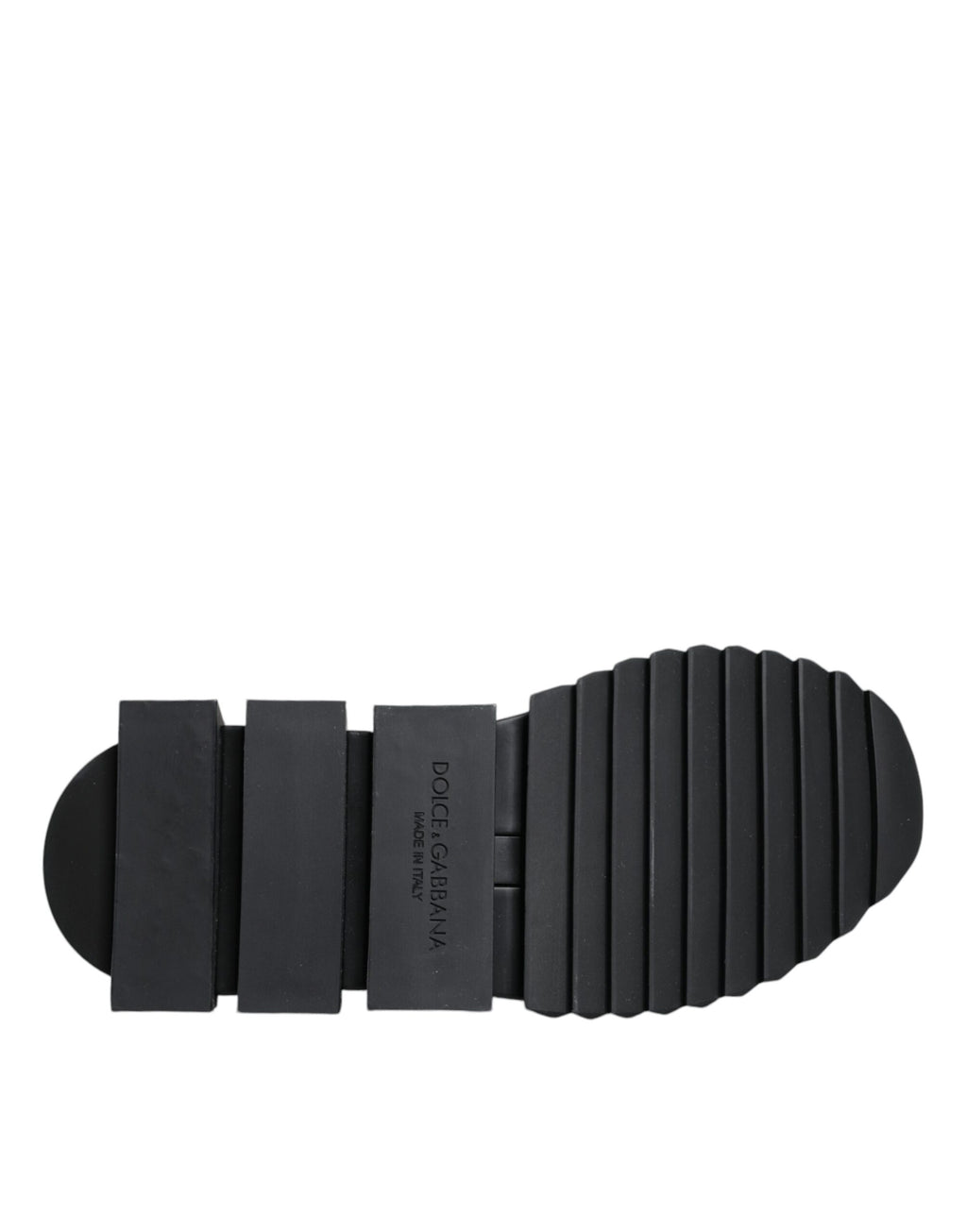 Dolce & Gabbana Black Sorrento Socks Logo Sneakers Shoes - Zeiniez