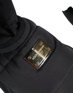 Dolce & Gabbana Black Slip On Wave Socks Sneakers Shoes - Zeiniez